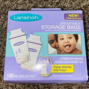 Lansinoh Breastmilk Storage Bags 100 Pre Sterilized Bags